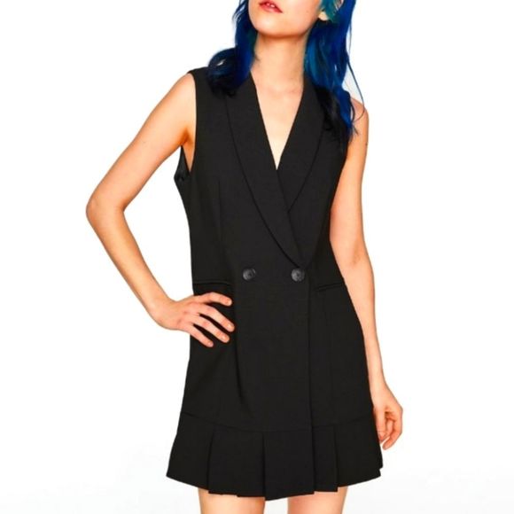 Zara Dresses & Skirts - NEW Zara Double Breasted Tuxedo Dress